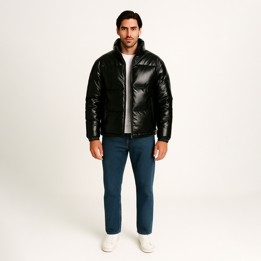 Jaqueta Puffer Masculina de Inverno