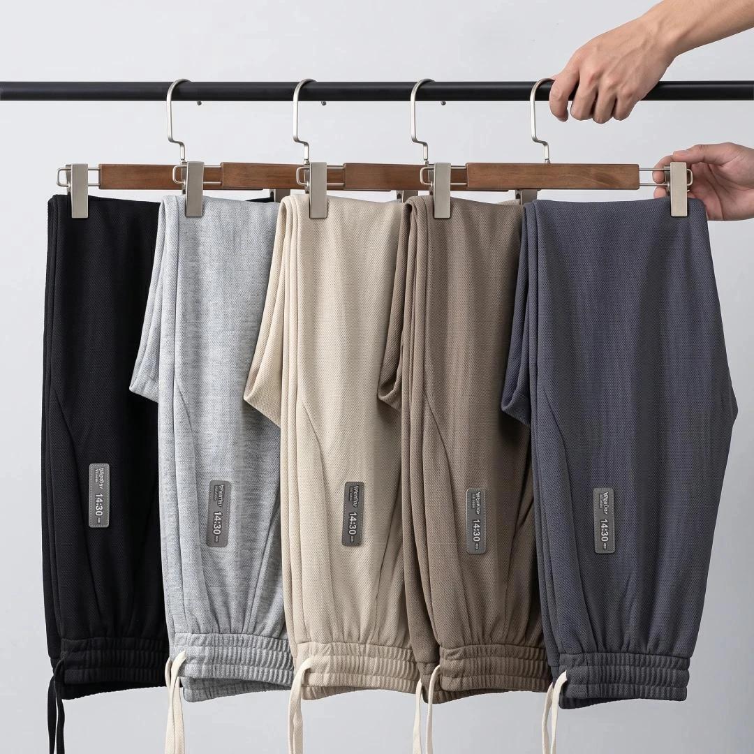 [Pague 3 Leve 5] Calça Apex Masculina em Algodão Texturizado e Poliéster de Alta Resistência com Etiqueta Industrial e Punhos Reforçados