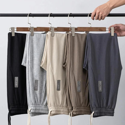 [Pague 3 Leve 5] Calça Apex Masculina em Algodão Texturizado e Poliéster de Alta Resistência com Etiqueta Industrial e Punhos Reforçados
